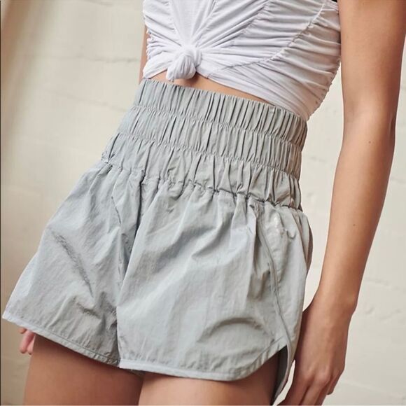 Free People Movement The Way Home Shorts Color Arctic Mist, Size Medium - Picture 1 of 7